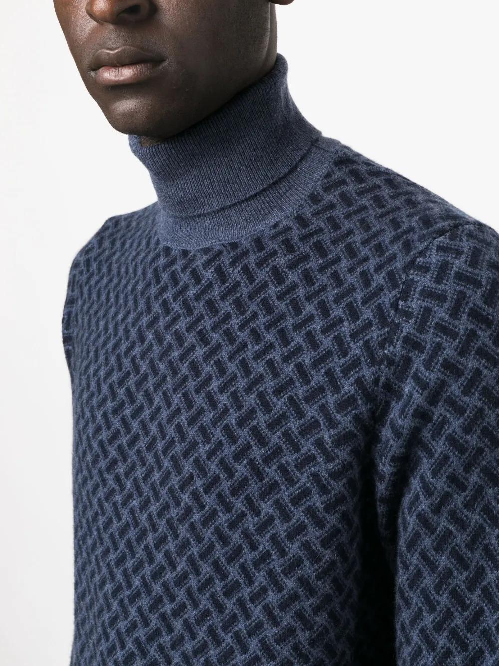 DRUMOHR Men's Mini Casual Turtleneck Shirt