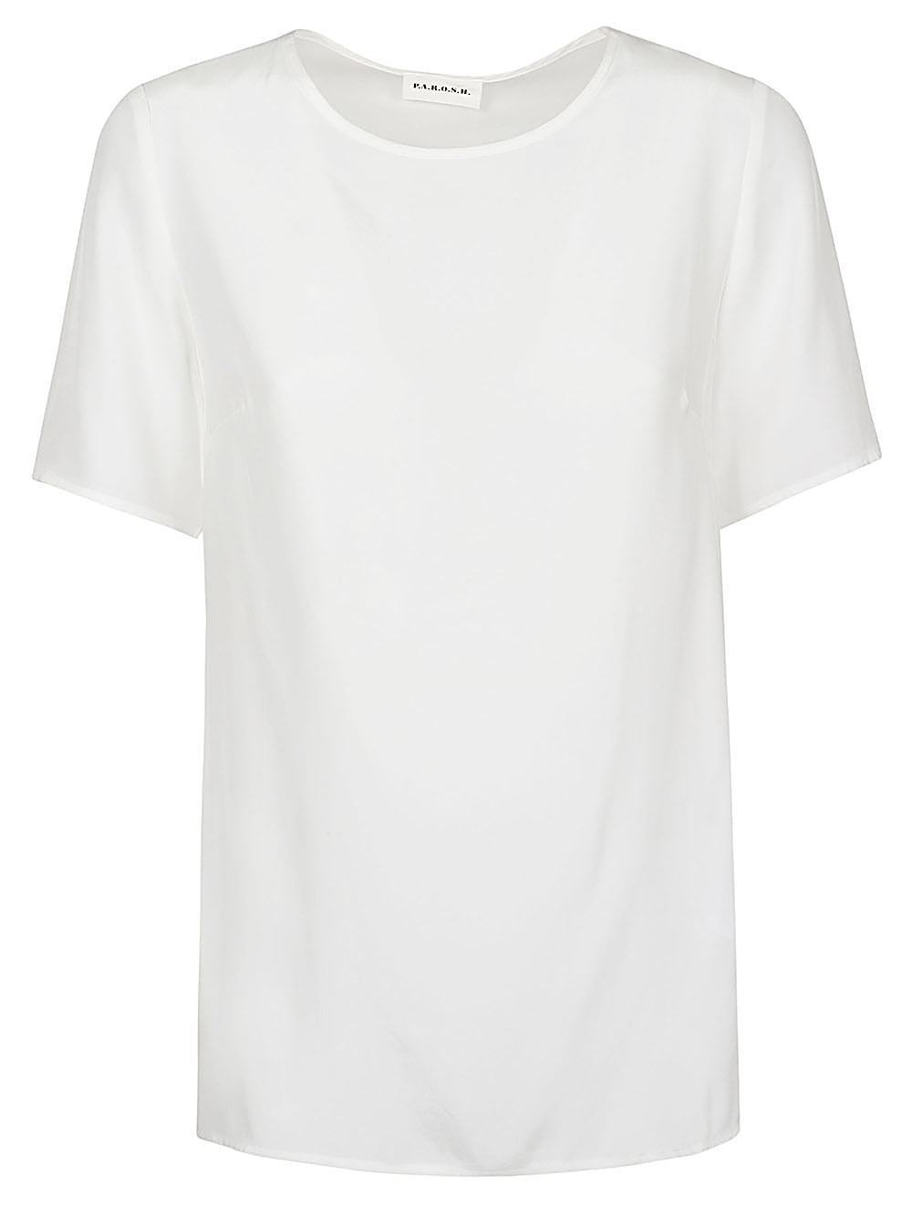 PAROSH Elegant Sleeveless Silk Blouse