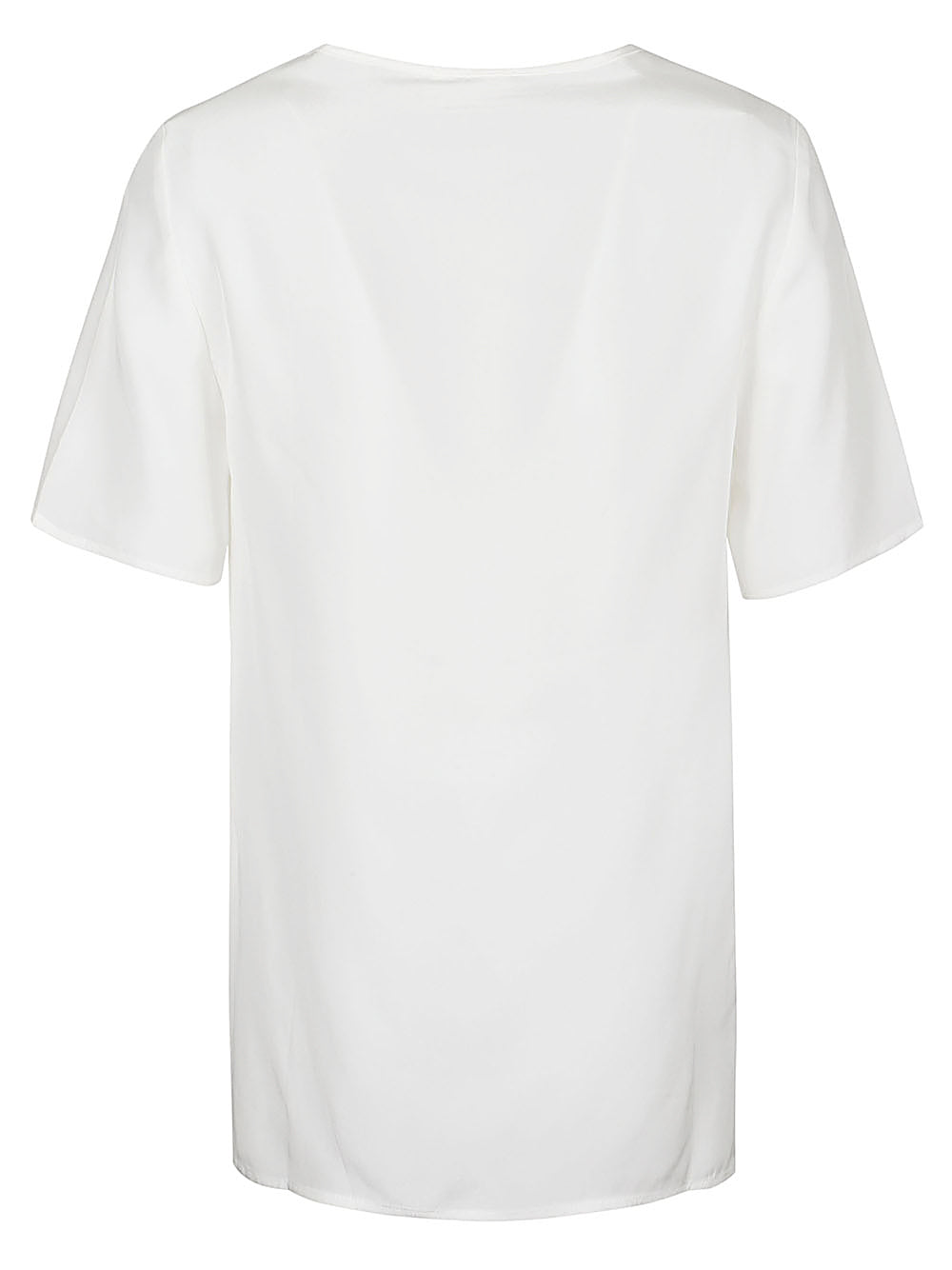 PAROSH Elegant Sleeveless Silk Blouse