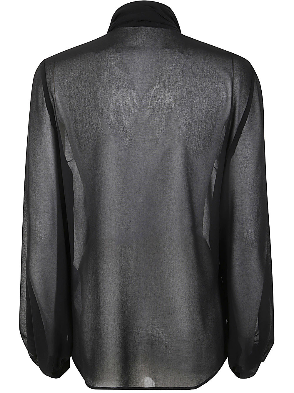 PAROSH Georgette Blouson Shirt - Elegant Design for Women