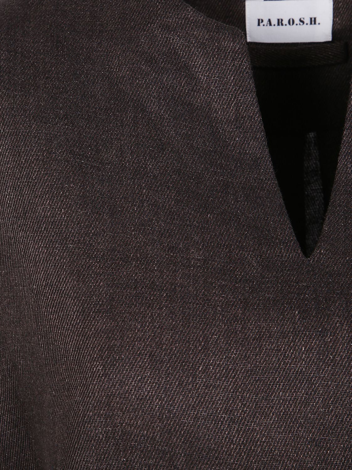 PAROSH Belted Blouse for Women - SS25