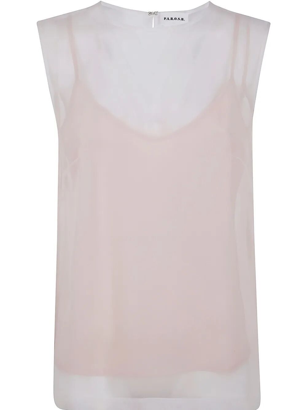 PAROSH Semi Sheer T-Shirt for Women - SS25 Collection