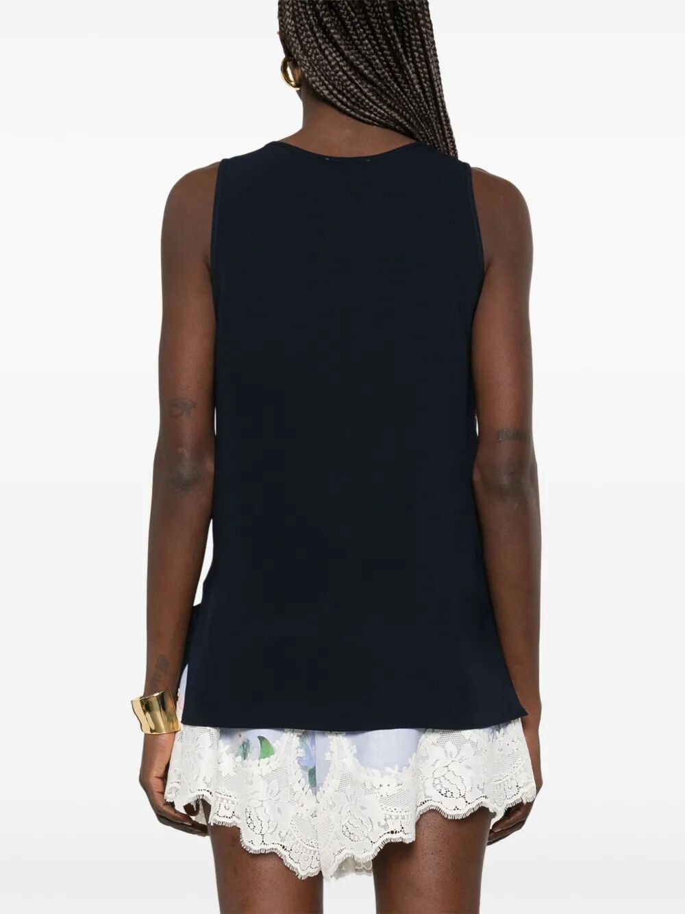 PAROSH Sleeveless Blouse