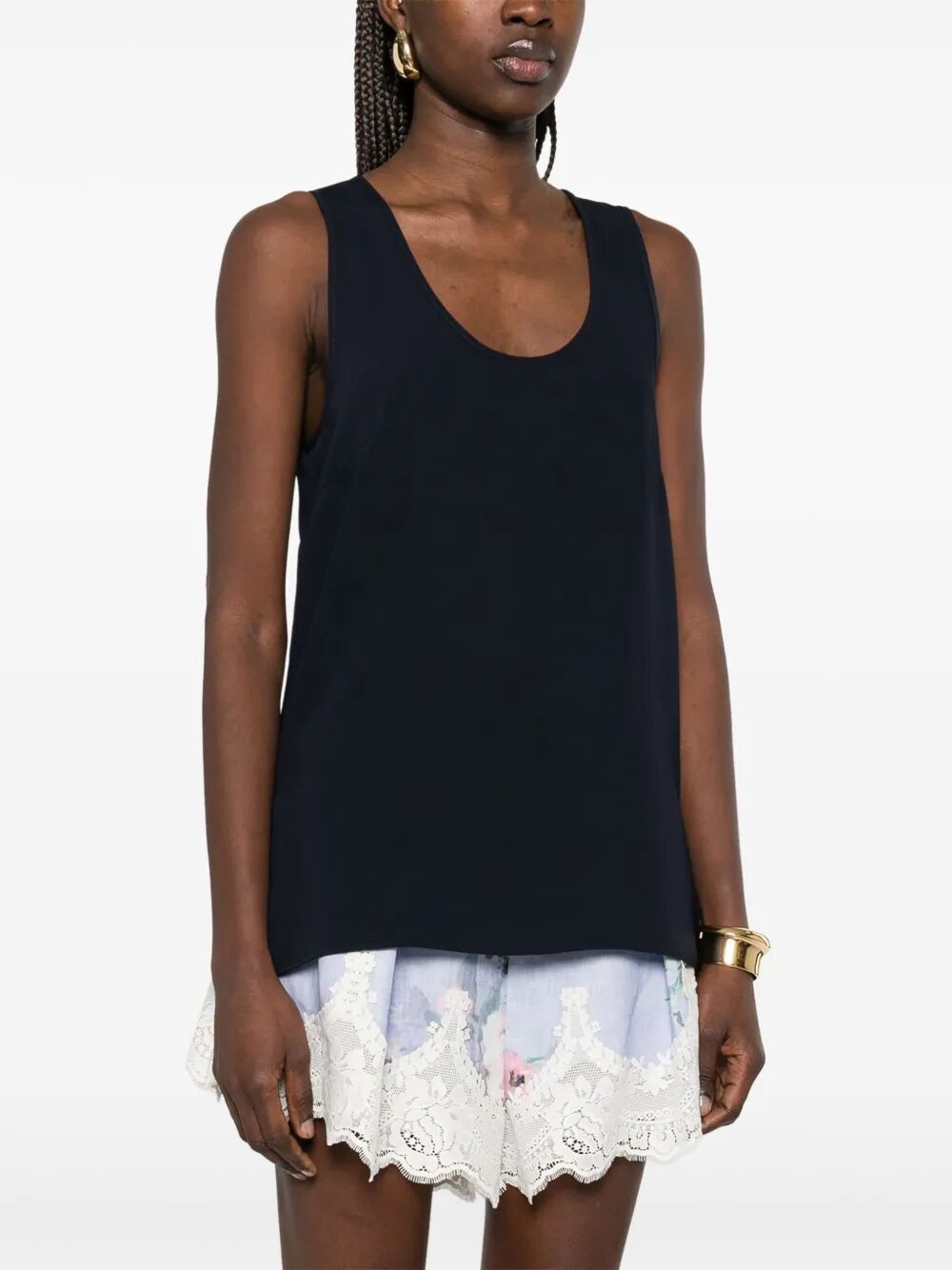 PAROSH Sleeveless Blouse