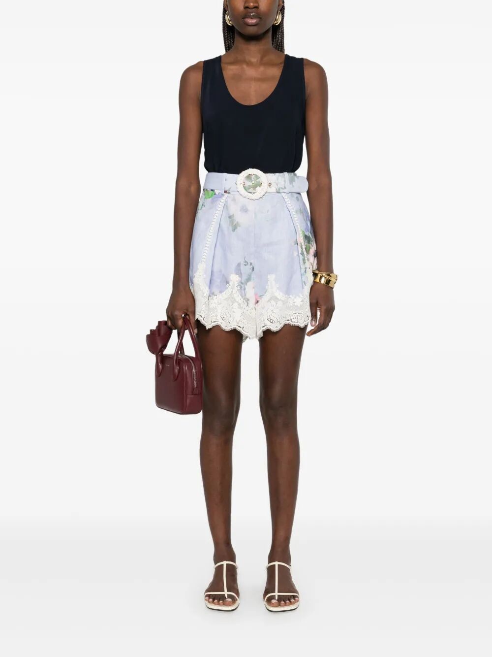 PAROSH Sleeveless Blouse