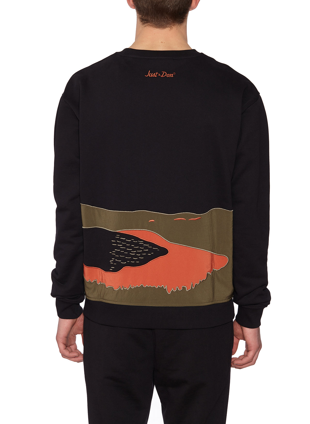 JUST DON Cotton Crew Neck Sweatshirt - Size M