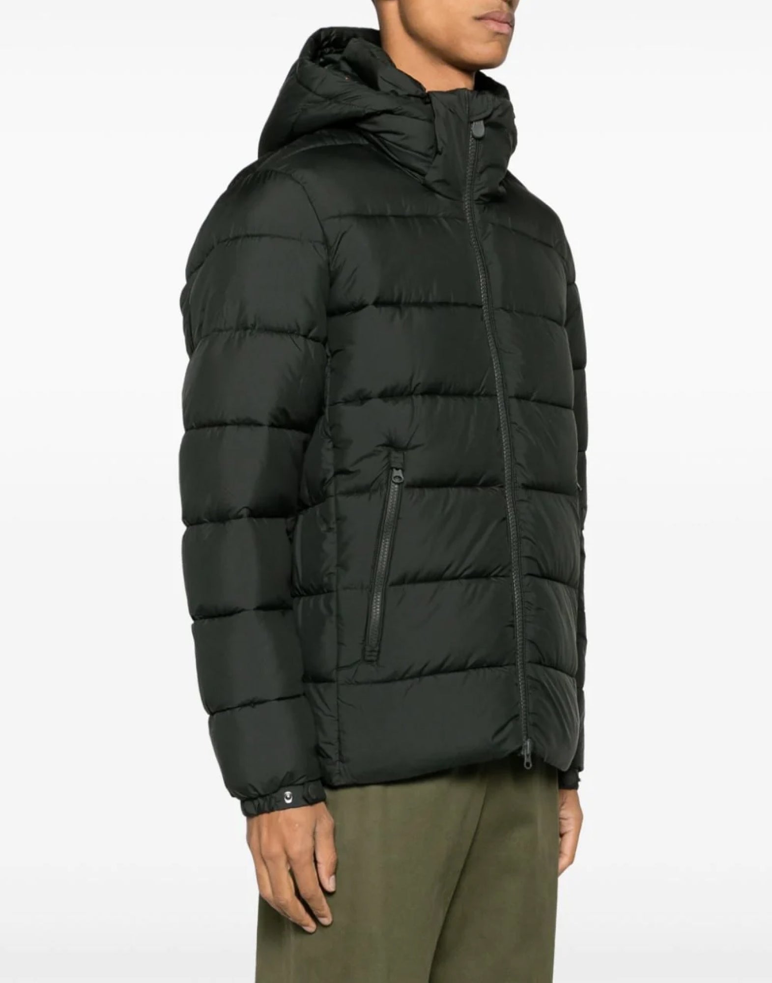 SAVE THE DUCK Men's Zip Closure Puffer Jacket
