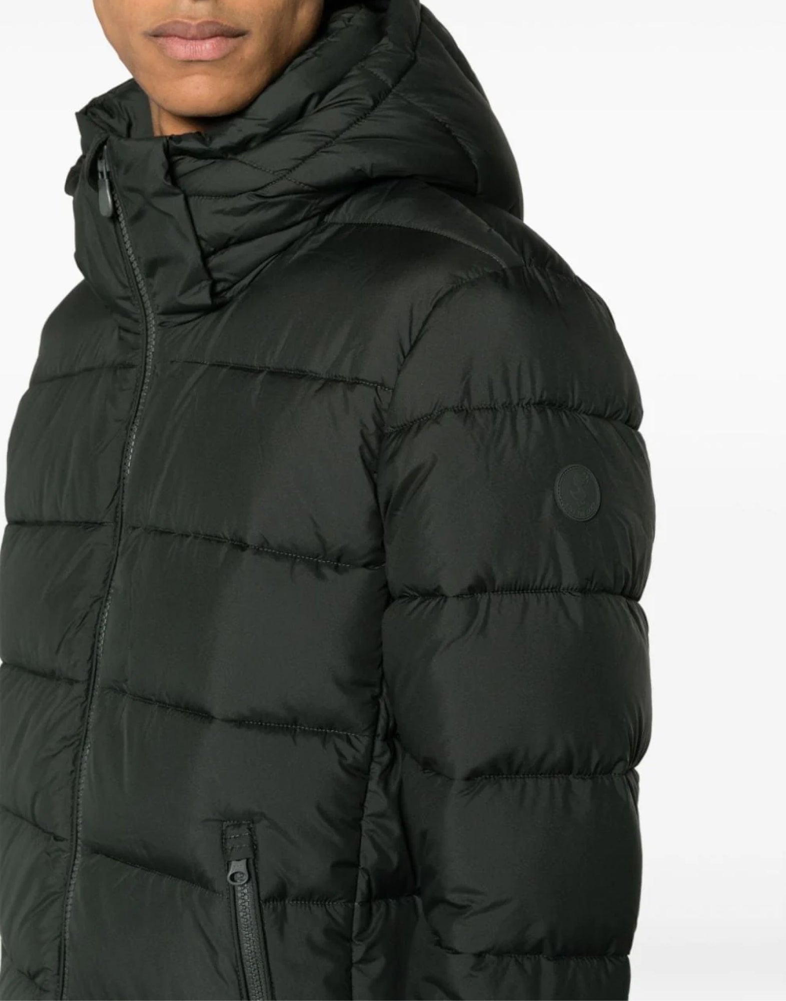 SAVE THE DUCK Men's Zip Closure Puffer Jacket