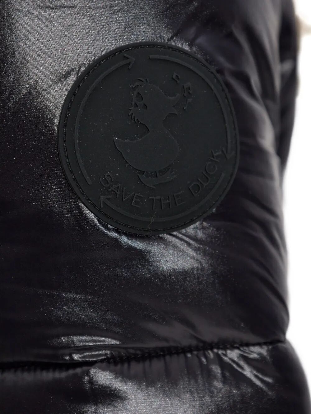 SAVE THE DUCK Isla Mini Down Jacket with Glossy Finish