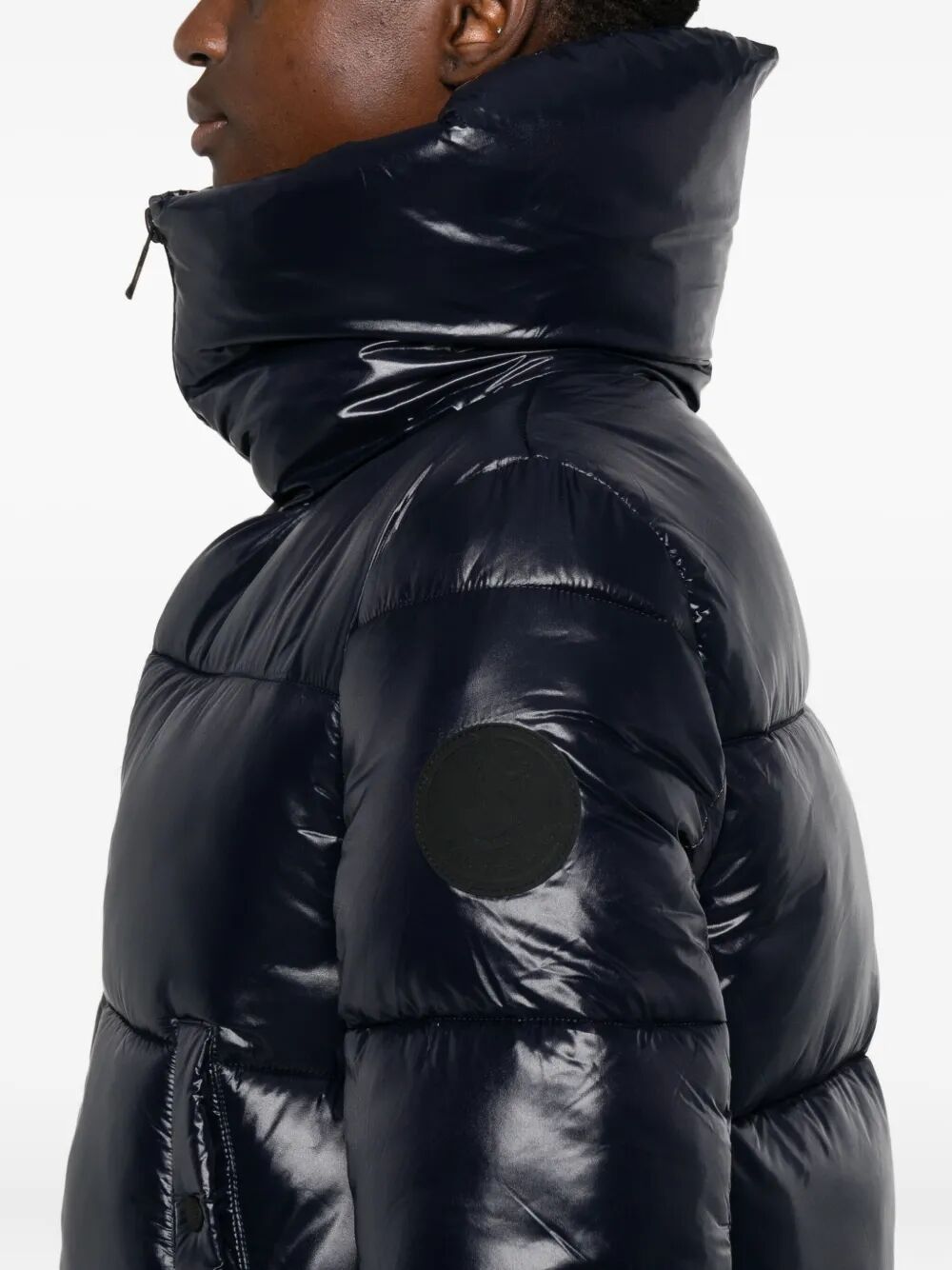 SAVE THE DUCK Isla Down Jacket with Laqué Finish for Women