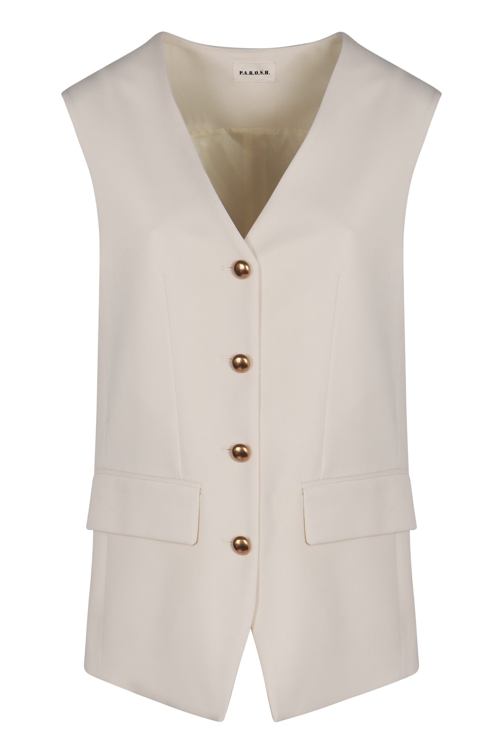 PAROSH Elegant Wool Vest