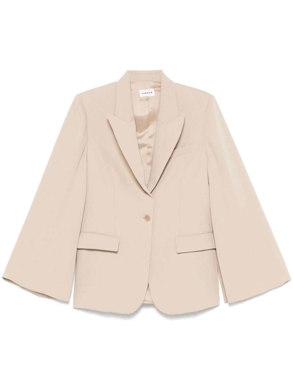 PAROSH Single-Breasted Blazer Jacket for Women