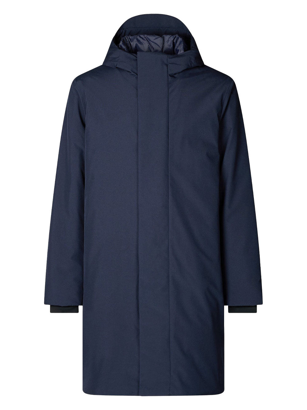 SAVE THE DUCK Men's Regular Fit Padded Raincoat with Detachable Hood