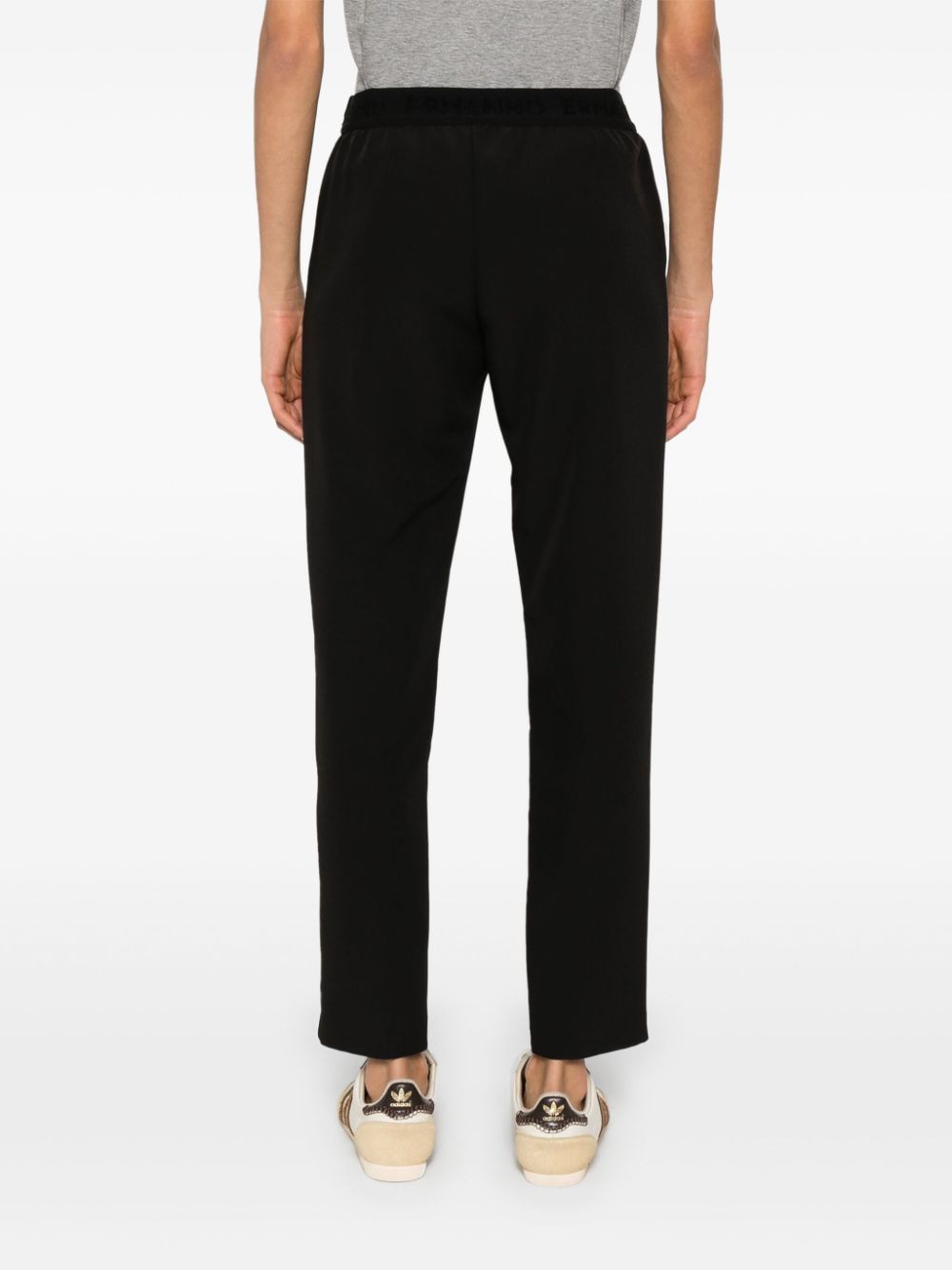 ERMANNO Logo Waistband Trousers