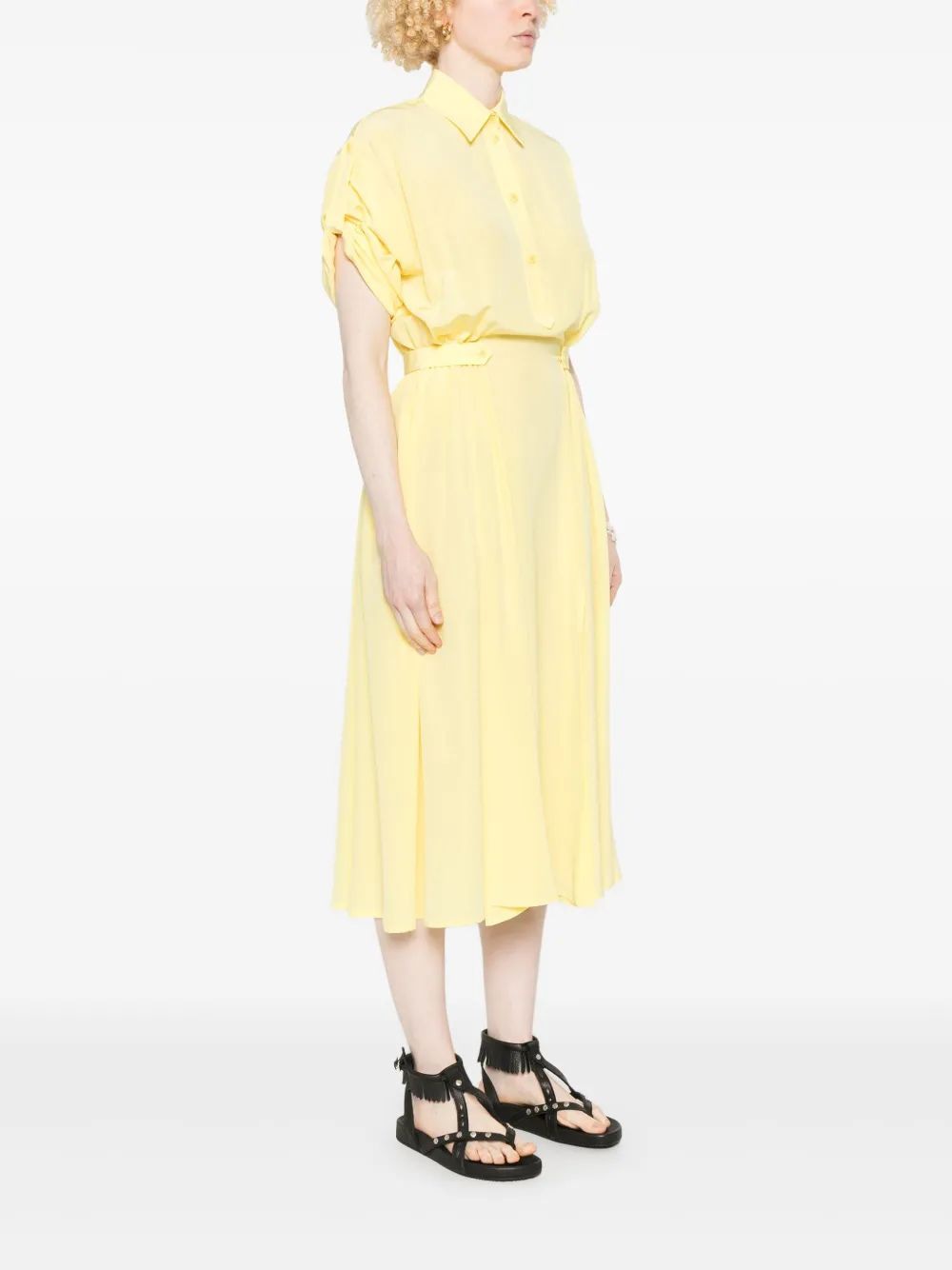 ERMANNO SCERVINO Silk Midi Dress for Women - SS25 Collection