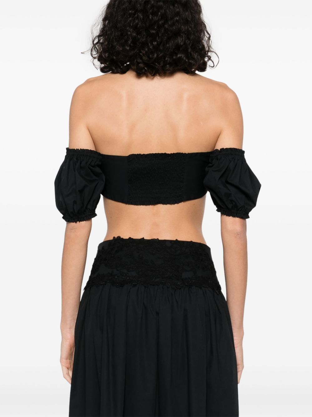 ERMANNO SCERVINO Lace Detail Cotton Top for Women