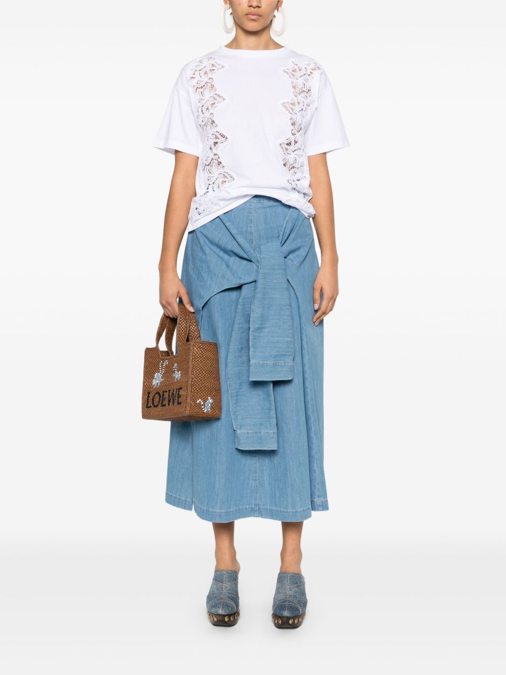 ERMANNO Cotton Crew Neck Short Sleeve T-Shirt