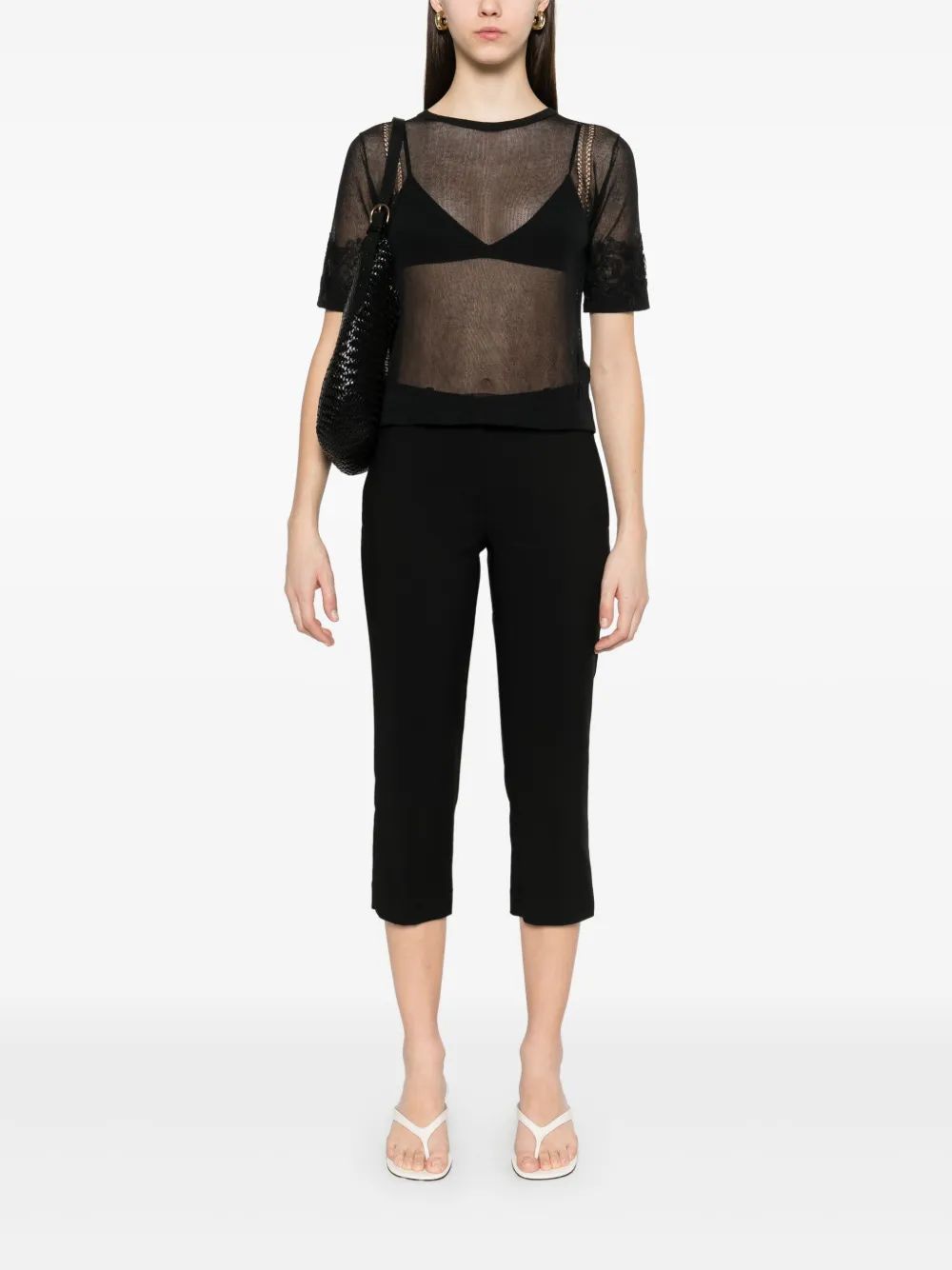 ERMANNO Cropped Trousers for Women - SS25 Collection