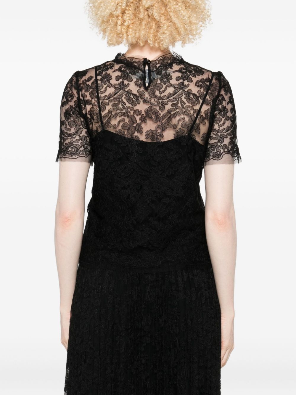 ERMANNO SCERVINO Lace Detail T-Shirt