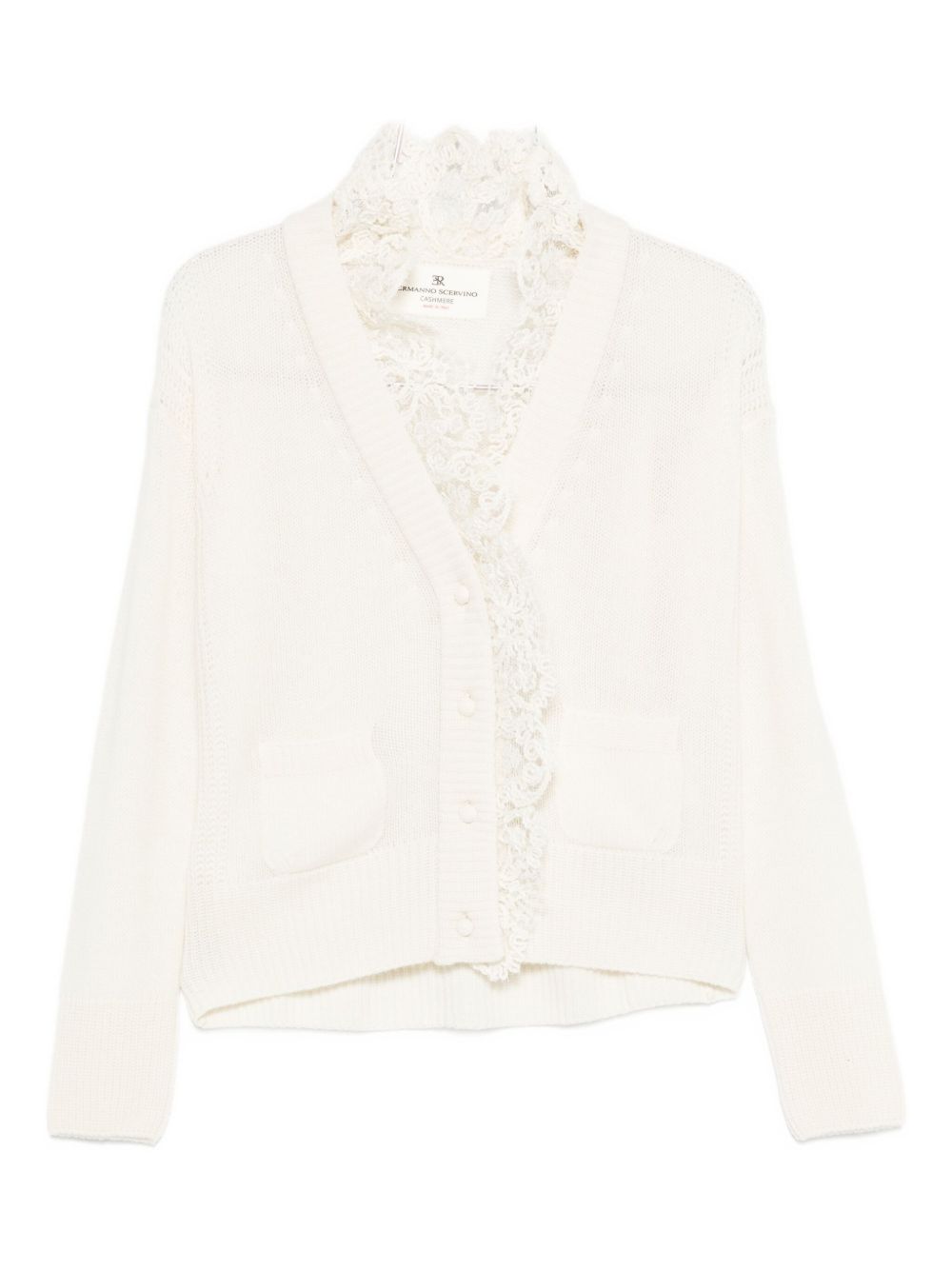 ERMANNO SCERVINO Lace Cashmere Cardigan
