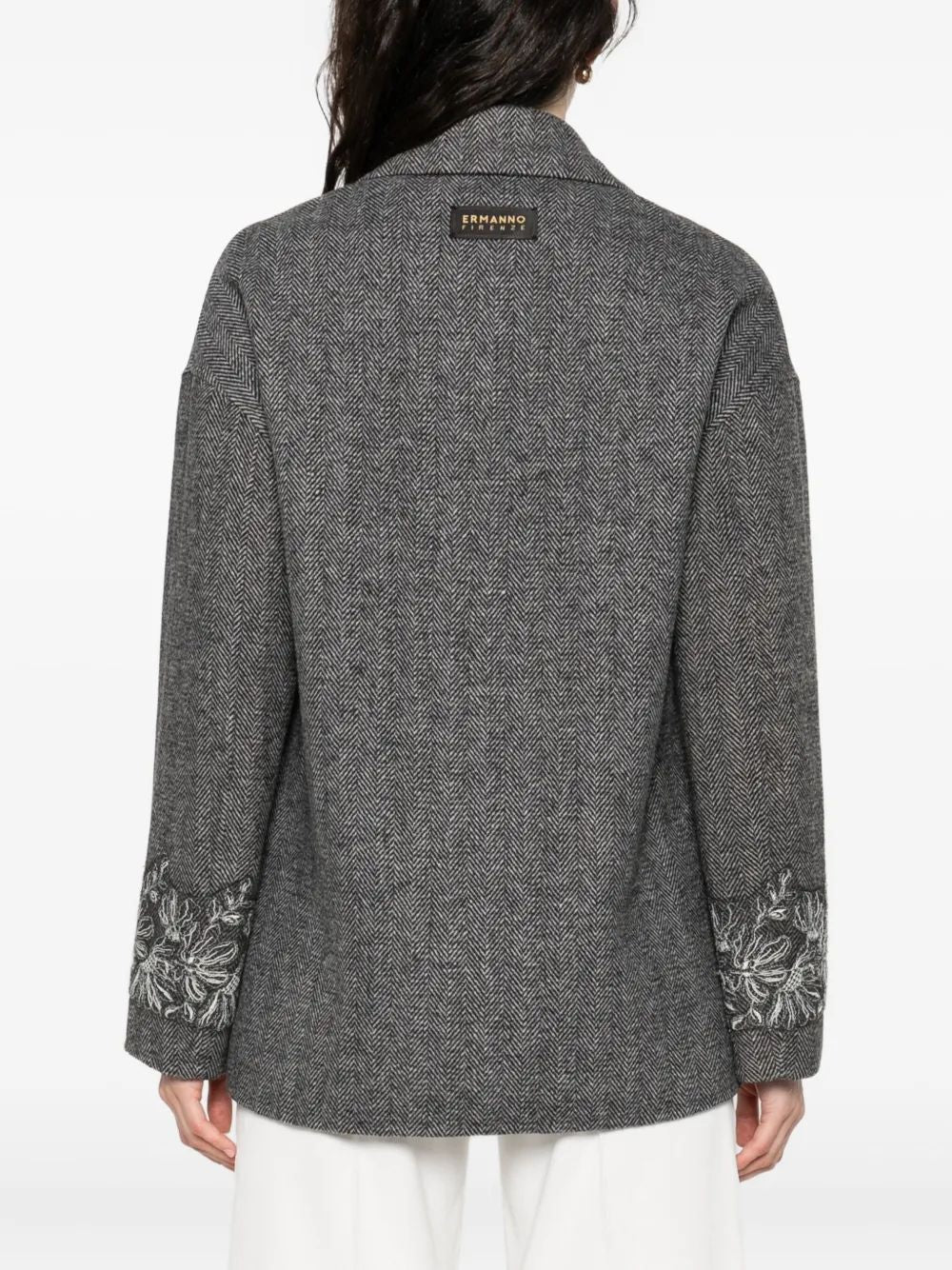 ERMANNO Chic Mini Acrylic Blend Short Coat