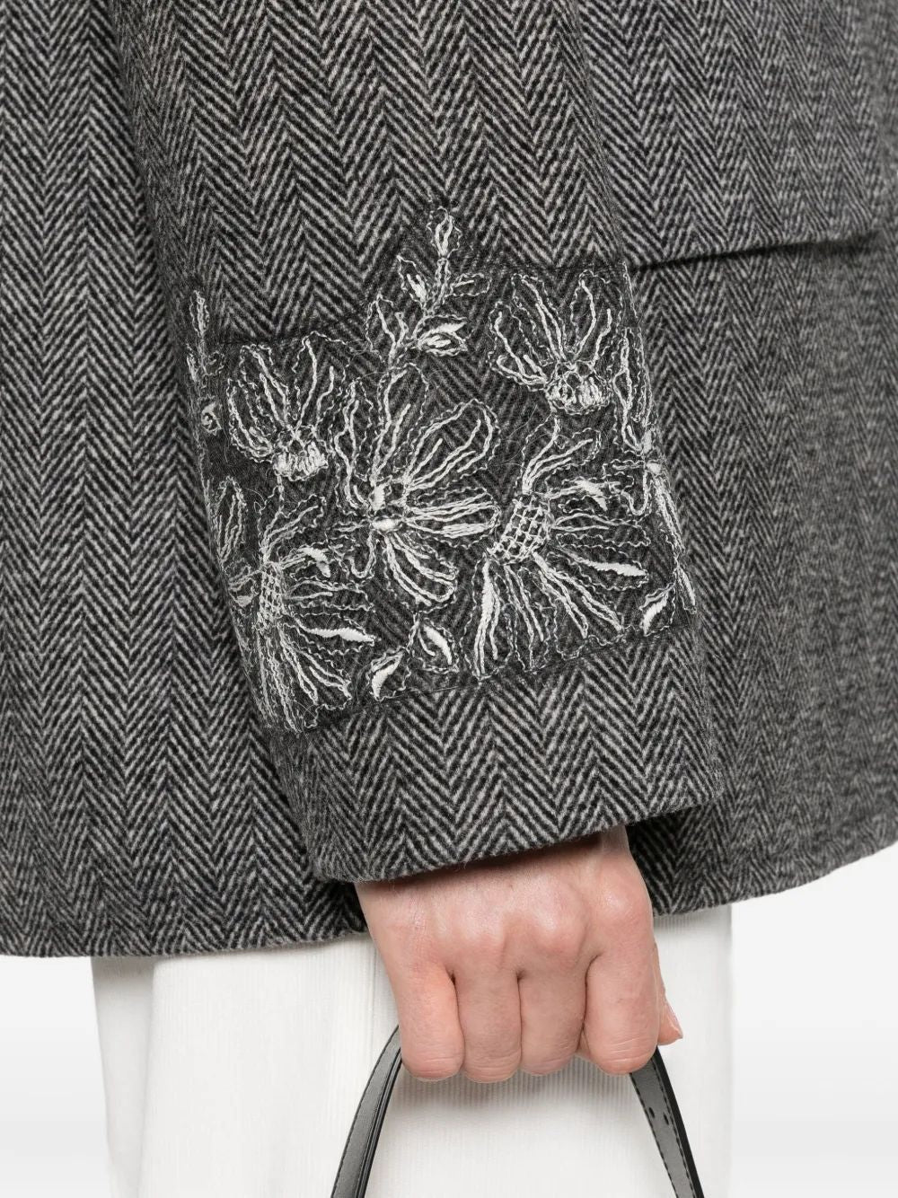 ERMANNO Chic Mini Acrylic Blend Short Coat