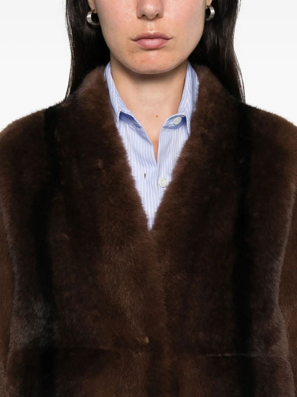 ERMANNO Women's Mini Polyester Overcoat