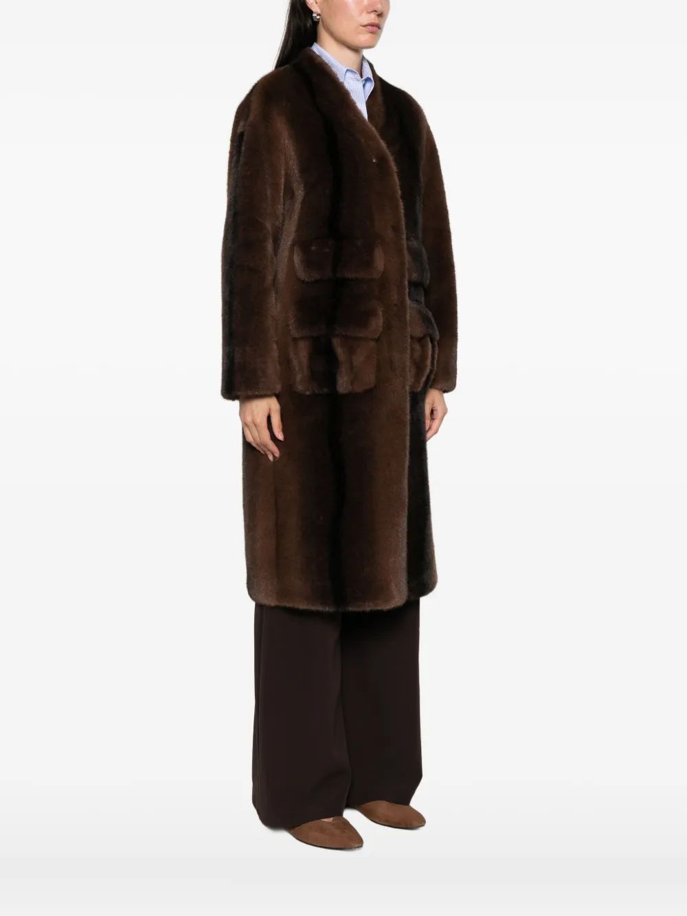 ERMANNO Polyester Women's Outerwear Coat - FW25