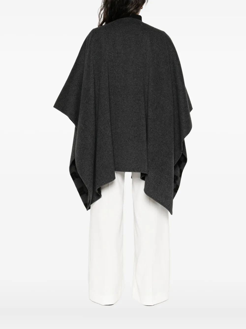 ERMANNO Elegant Wool Cape for Women