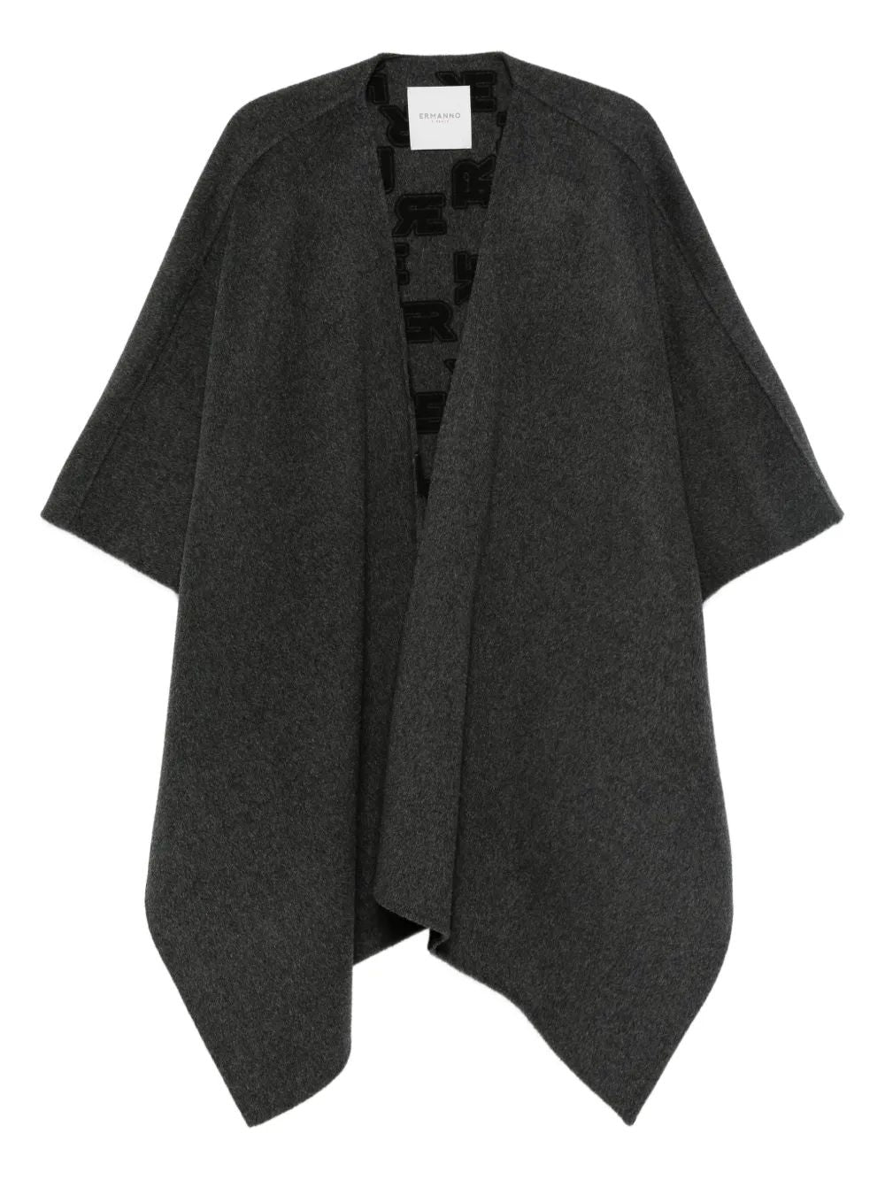 ERMANNO Elegant Wool Cape for Women