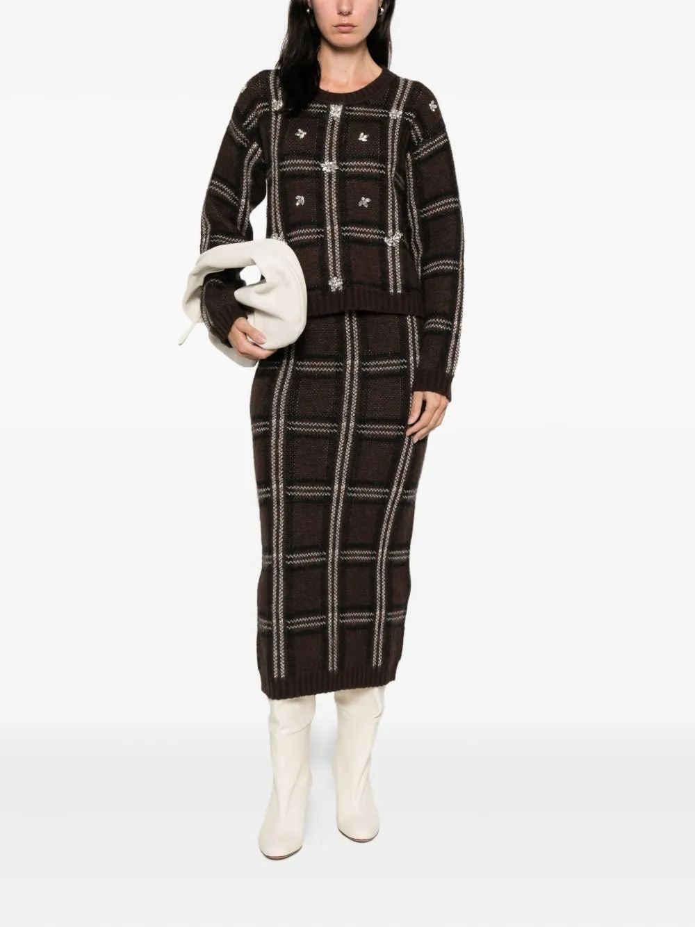 ERMANNO Women's Acrylic Blend T-Shirt