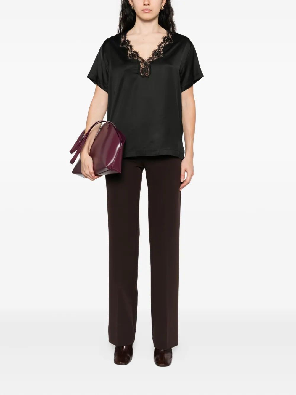 ERMANNO Slim Fit Women's Pants - FW25 Collection