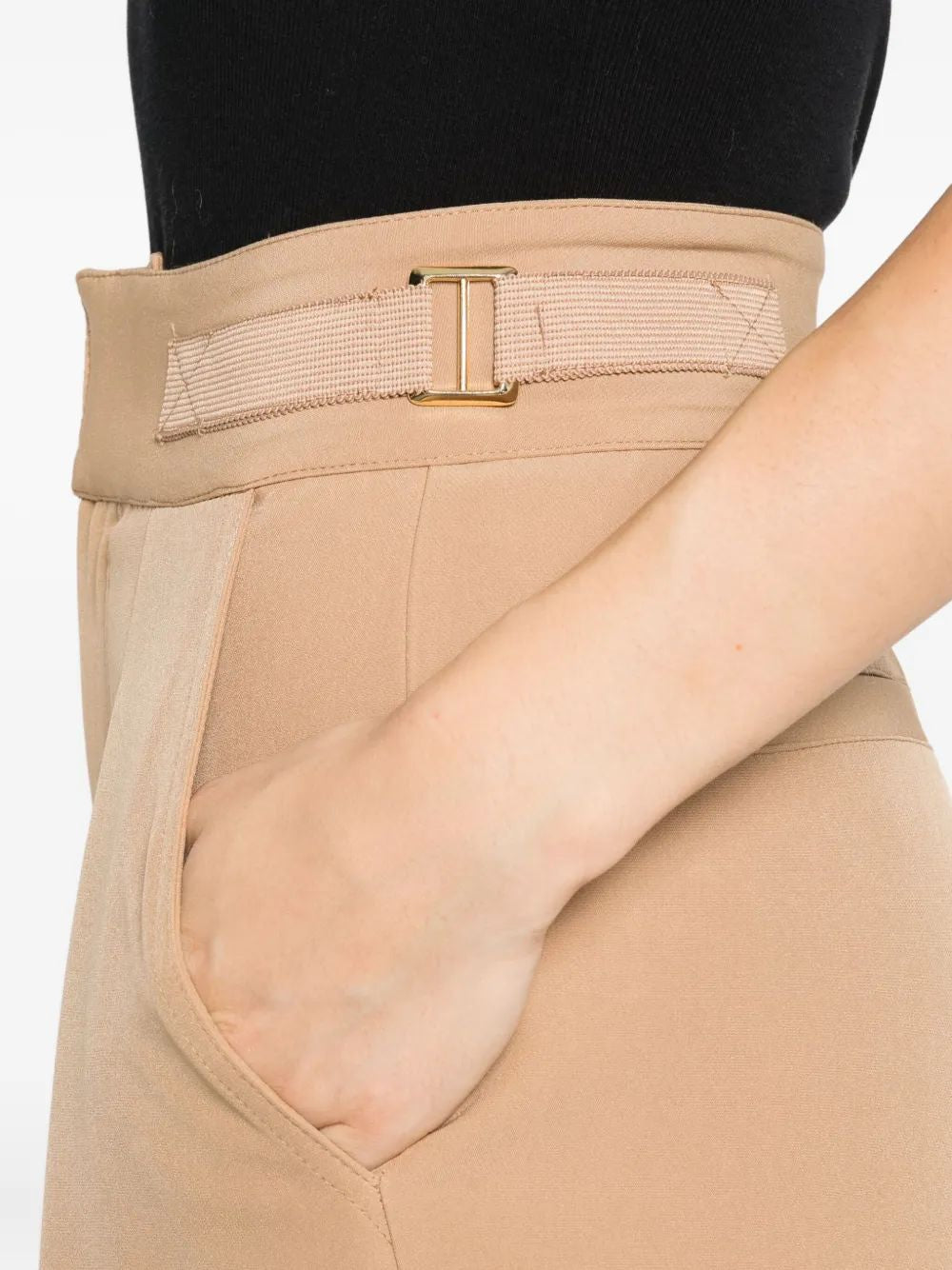 ERMANNO High-Waisted Fashion Pants for Women - Fall/Winter 25