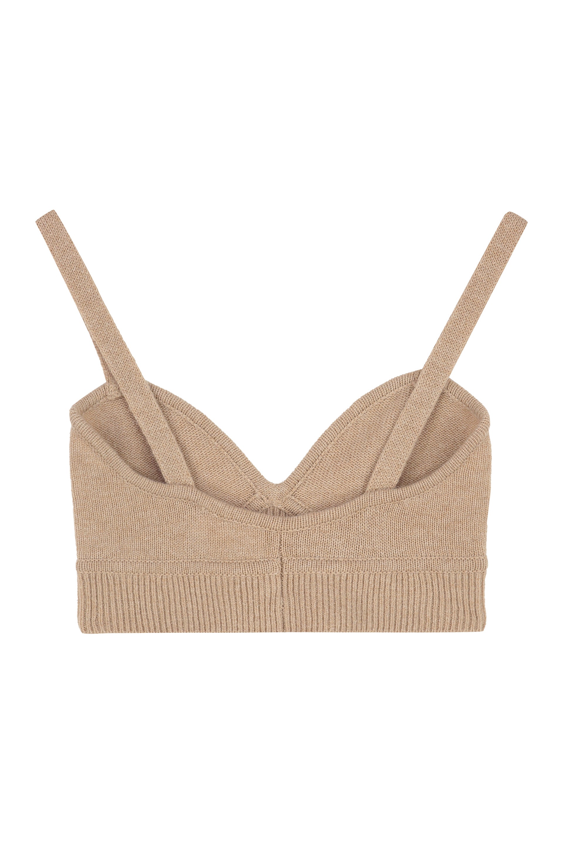 PAROSH Cropped Knit Top