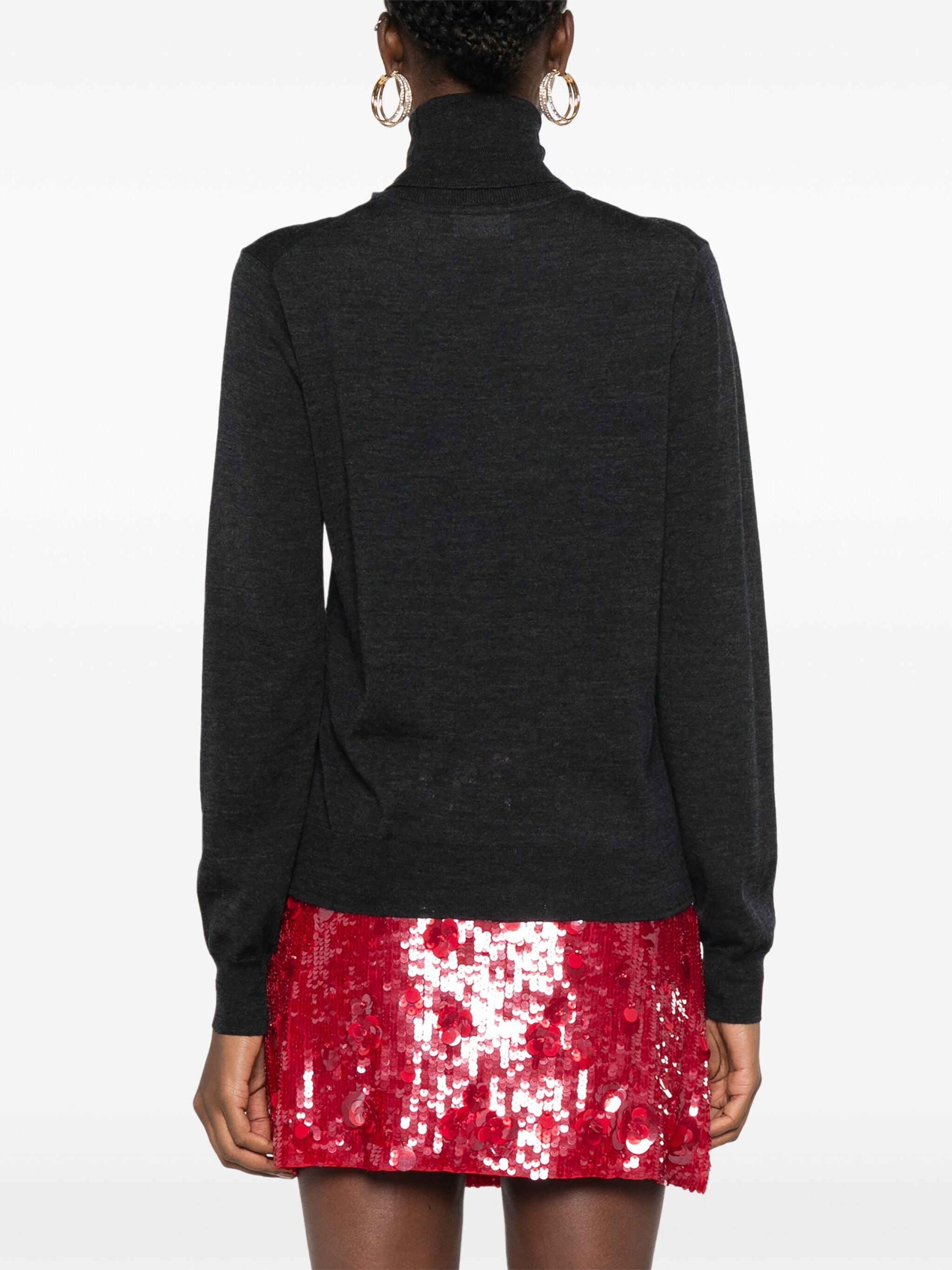 PAROSH Elegant Women's Mini Sweater for FW24