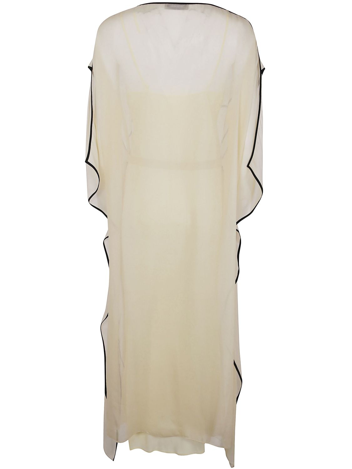 GENTRY PORTOFINO Asymmetrical Woven Long Dress