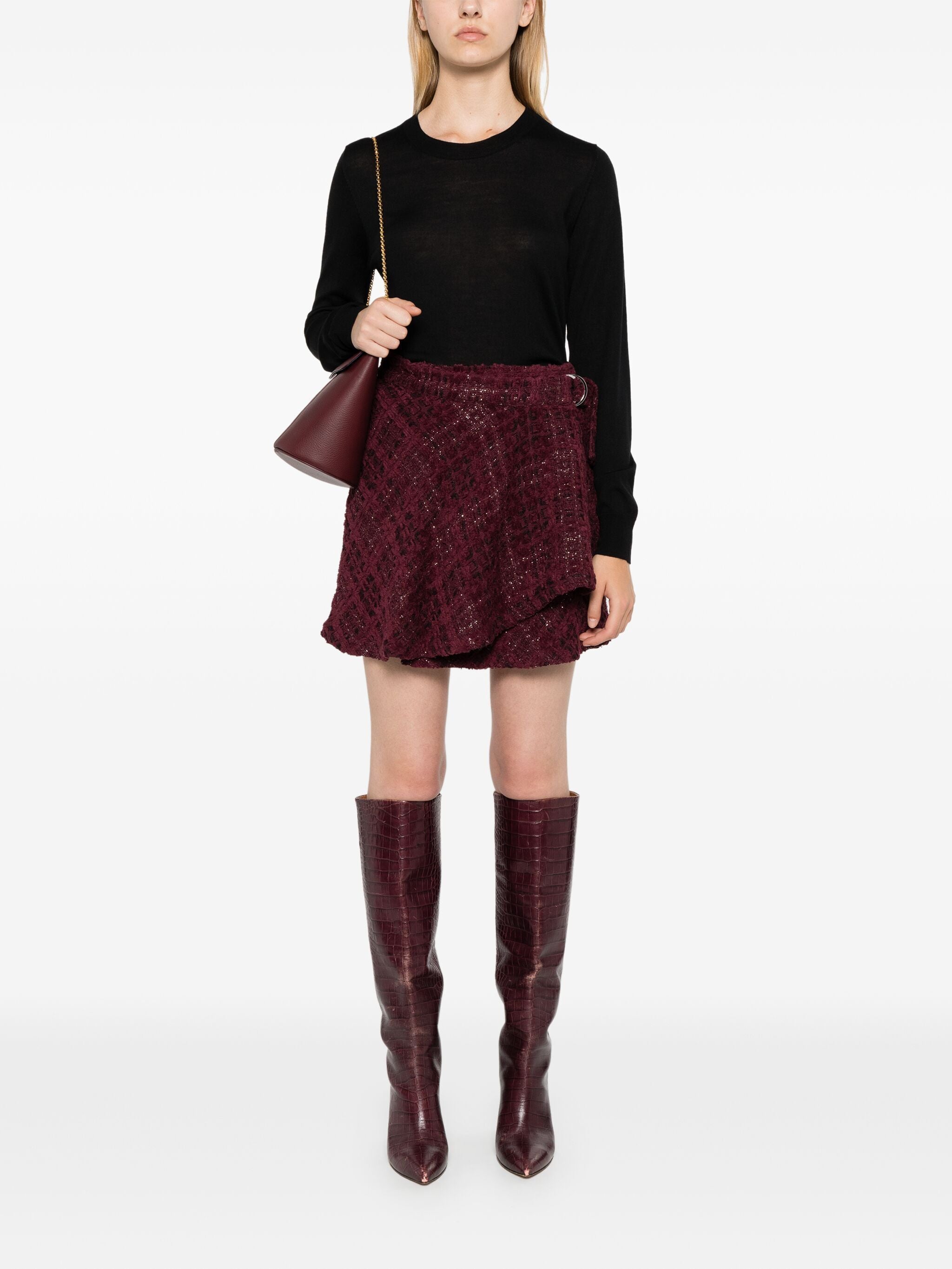 PAROSH Women's Soft Knit Sweater for FW24 Season