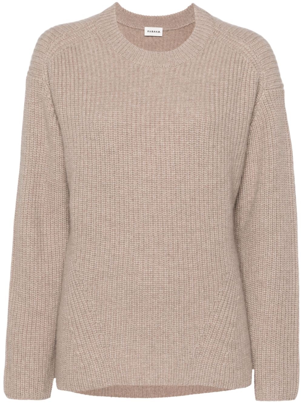 PAROSH Cashmere Crew Neck Sweater for Women - FW24 Collection