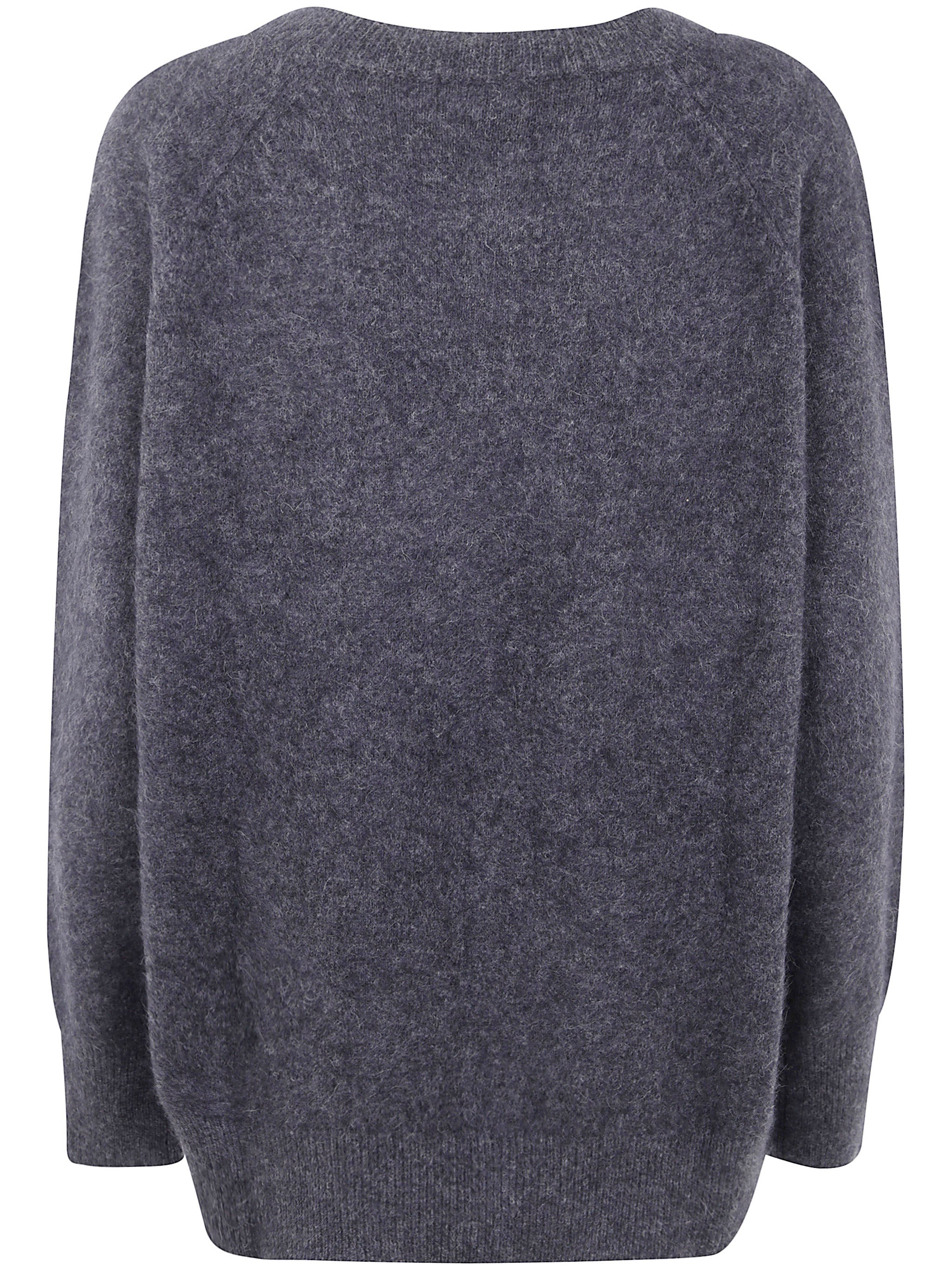 PAROSH Oversized Round Neck Sweater for Women - FW25 Collection