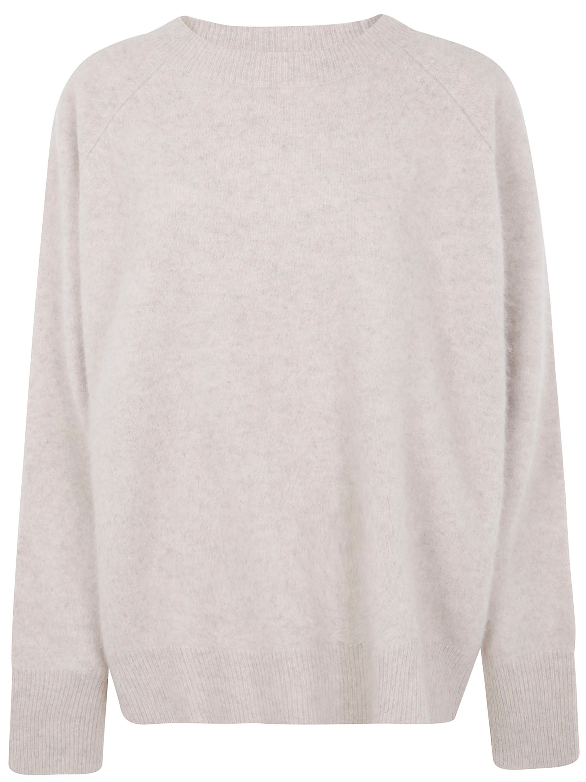 PAROSH Oversized Round Neck Sweater