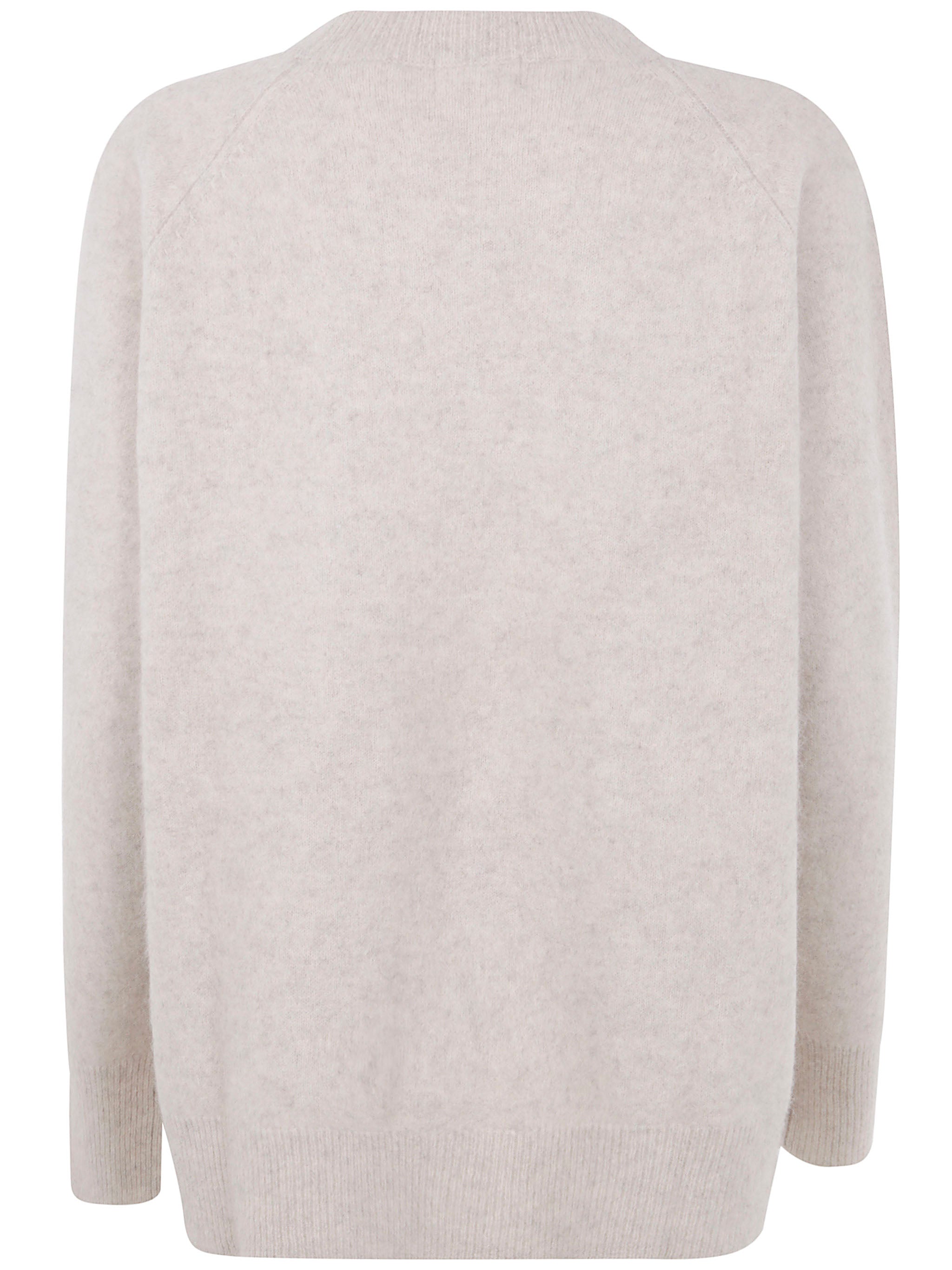 PAROSH Oversized Round Neck Sweater