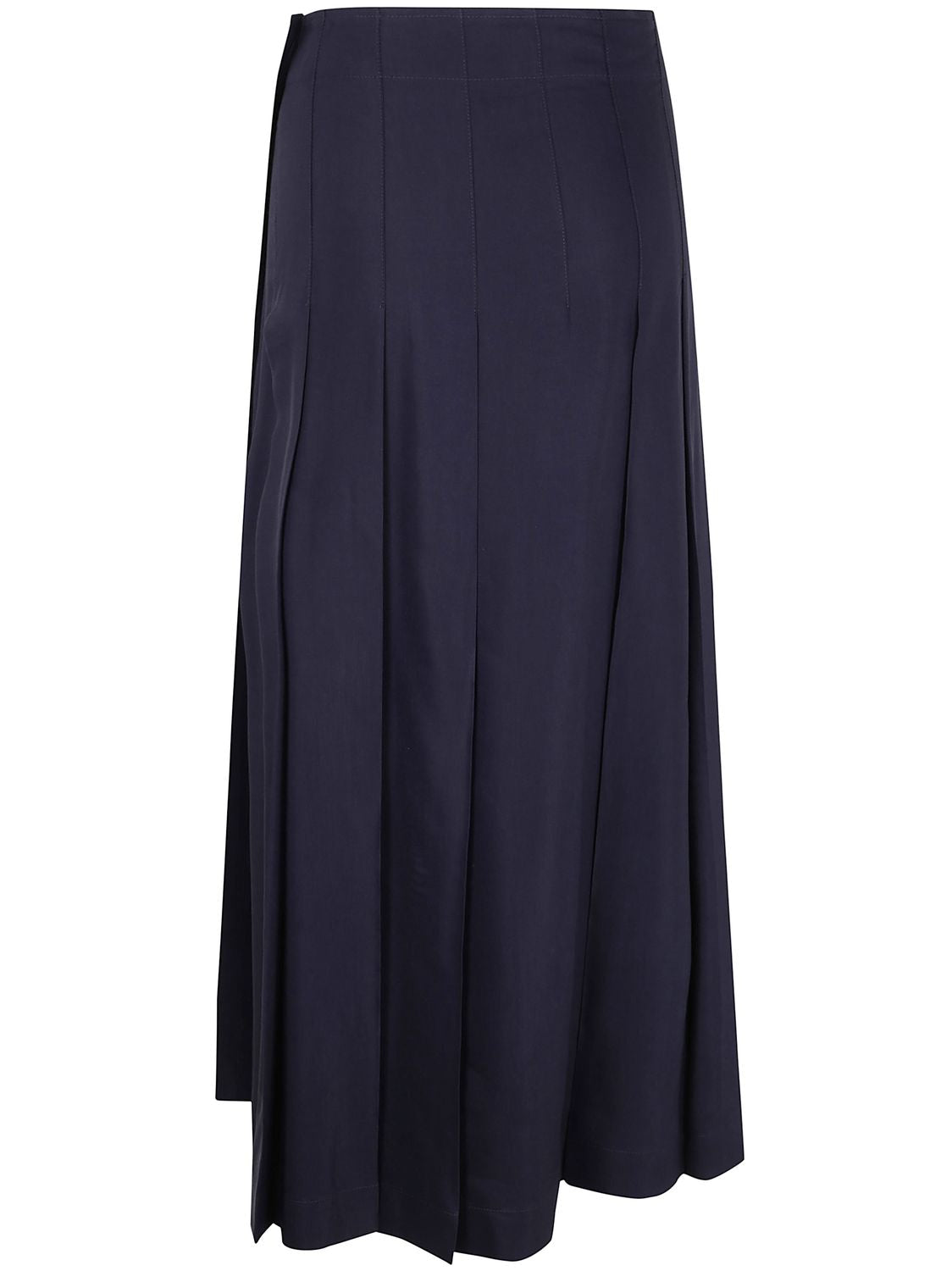 PAROSH Maxi Pleated Skirt for Women