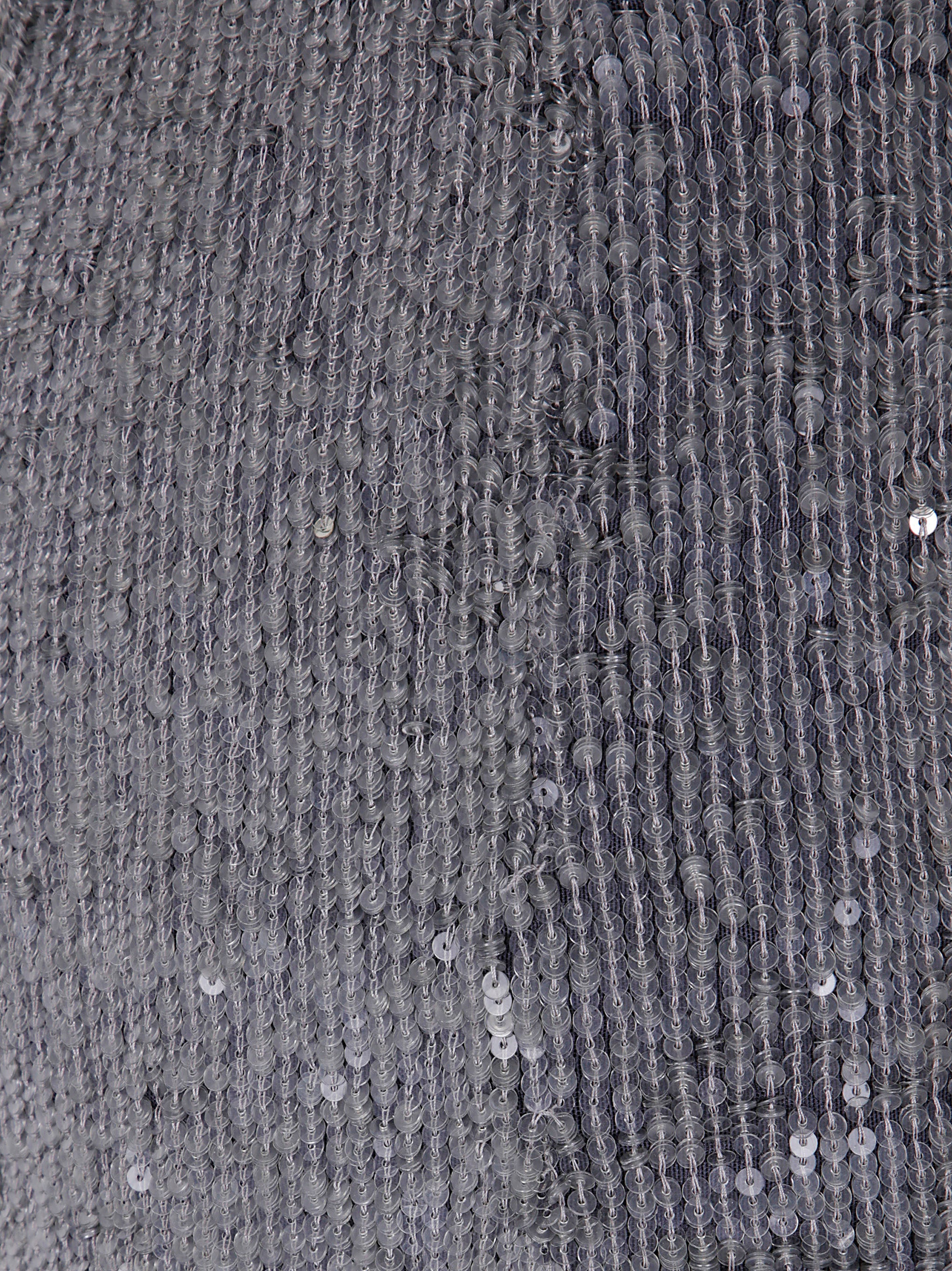 PAROSH Stretch Sequin Mini Skirt