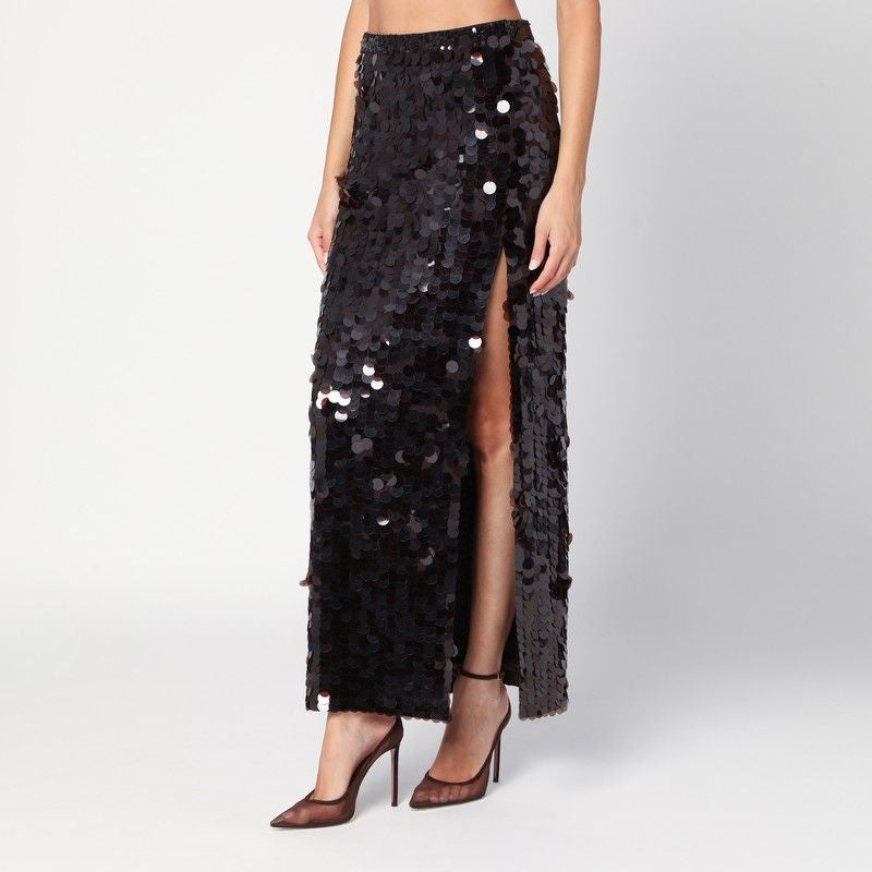 PAROSH Sequin Pencil Skirt