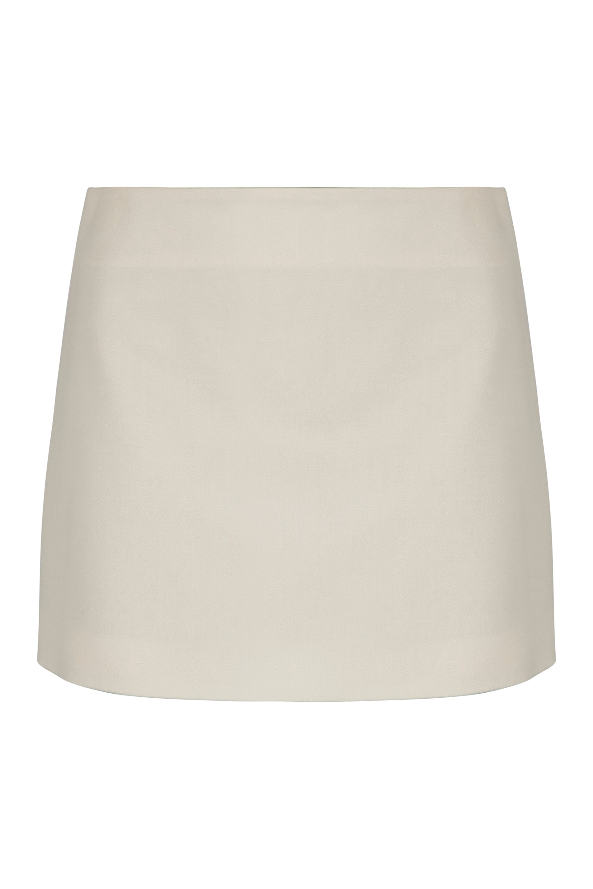 PAROSH Chic Virgin Wool Mini Skirt for Women