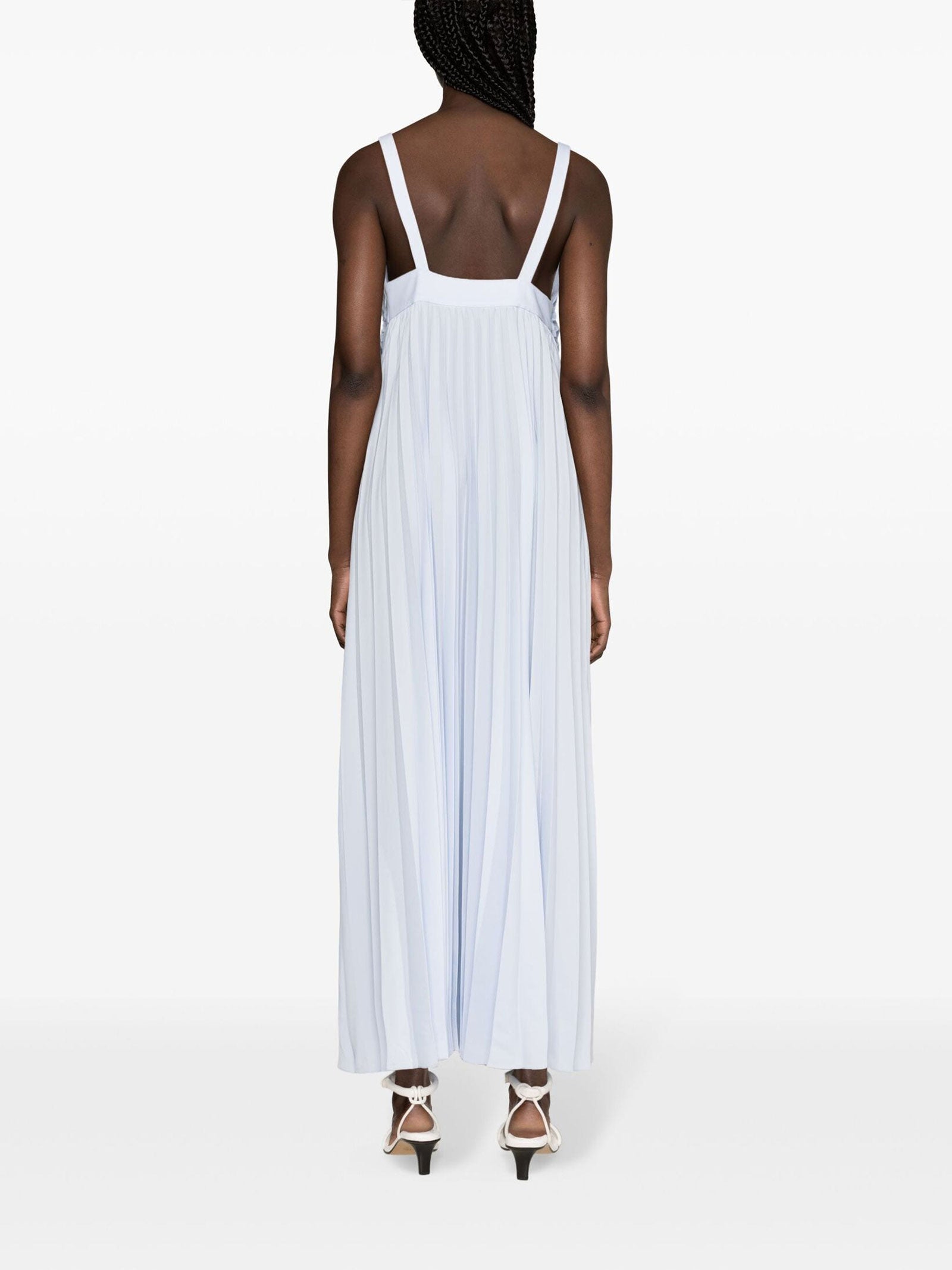 PAROSH Clear Blue Mini Dress for Women