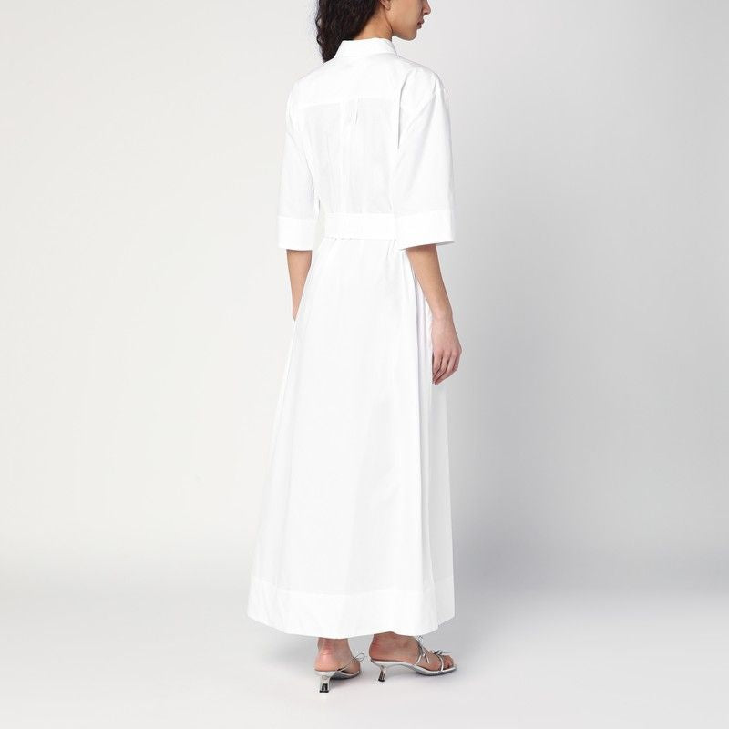 PAROSH Shirt Dress with Belt