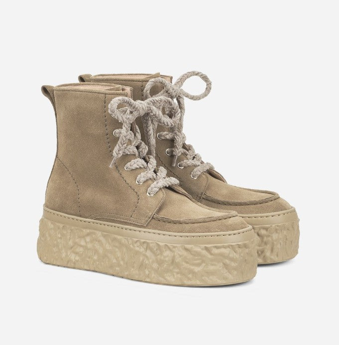 AGL Suede Platform Sneakers for Women