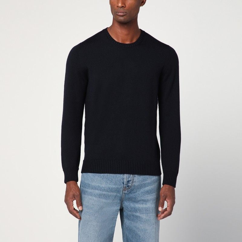 DRUMOHR Men's Wool Crew Neck Sweater