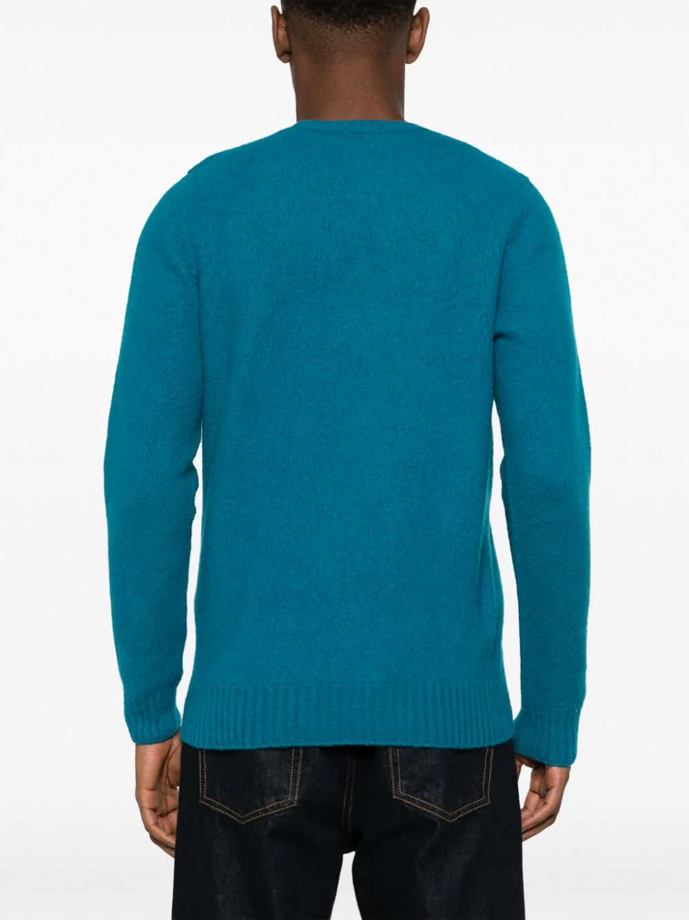 DRUMOHR Classic Wool Crew Neck Sweater for Men